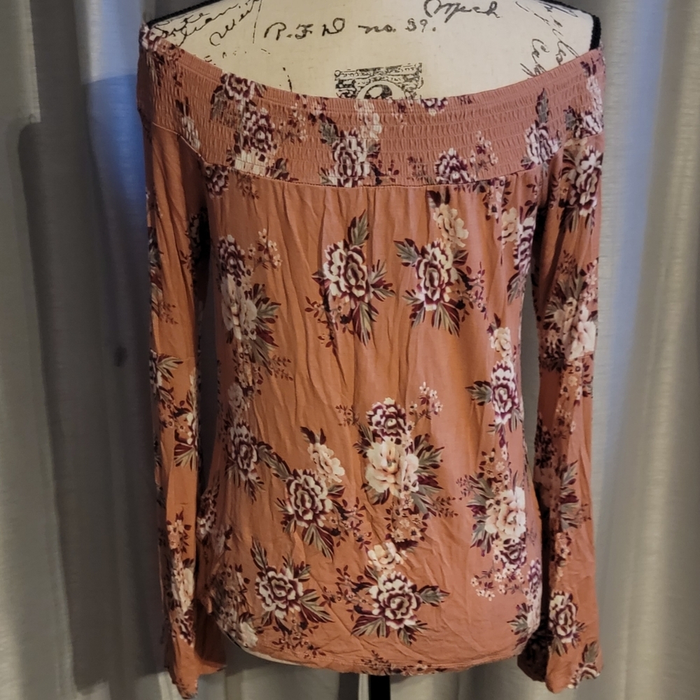 Ultra Flirt Juniors Off-The-Shoulder Top Size S - Picture 3 of 7